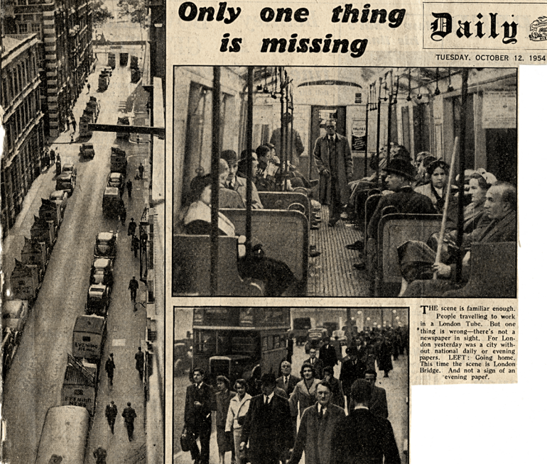 News strike cuttingPNG